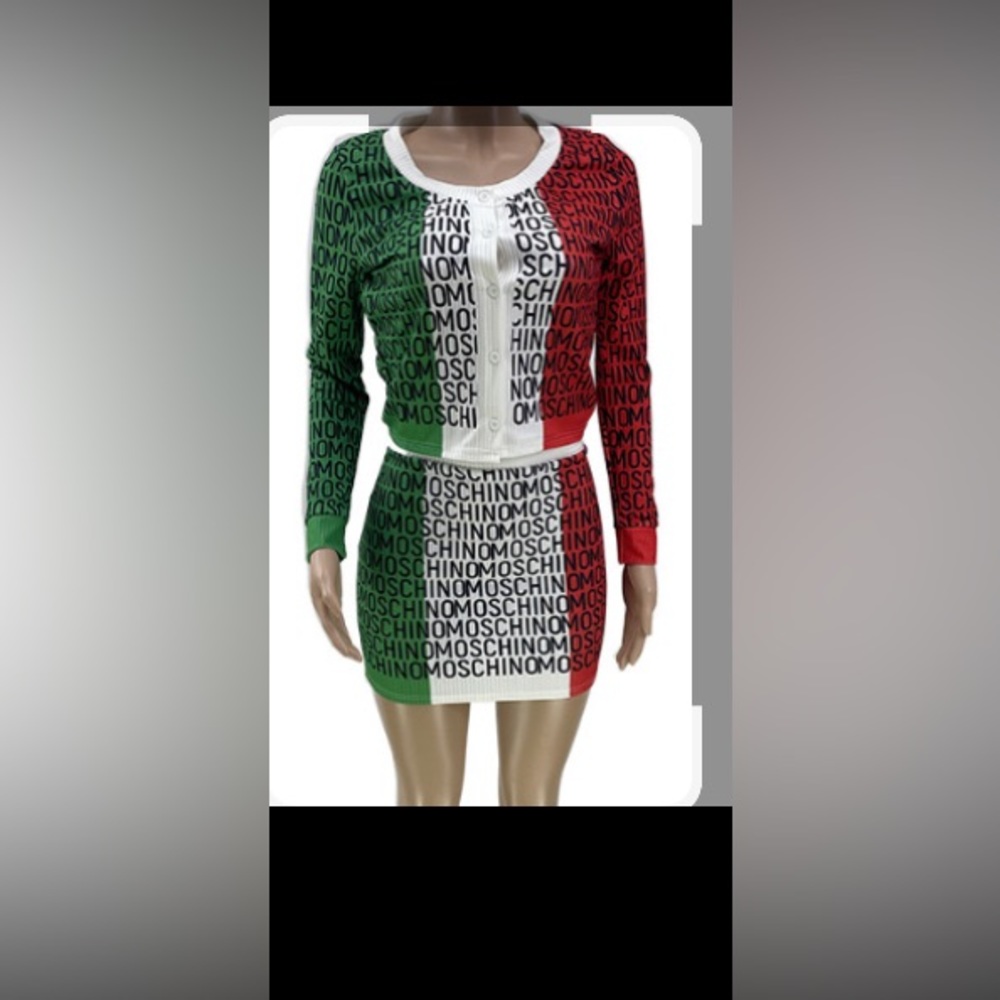 Moschino skirt set